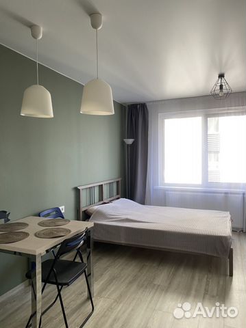 

Квартира-студия, 23 м², 2 кровати