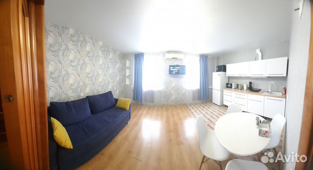 

1-к. квартира, 45 м², 2 кровати
