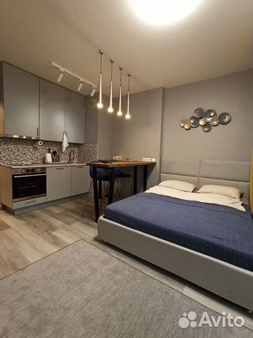 

Квартира-студия, 23 м², 2 кровати