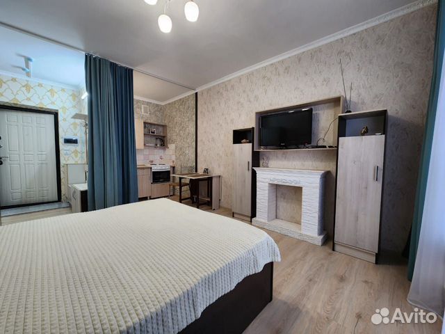 

Квартира-студия, 27 м², 1 кровать