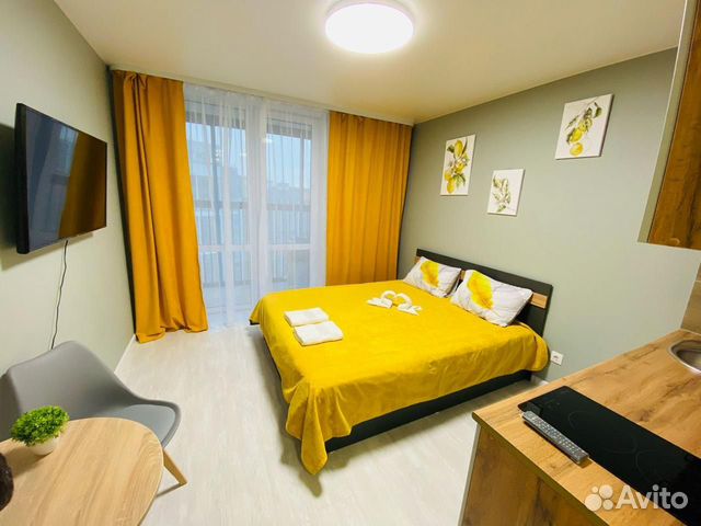 

Квартира-студия, 24 м², 1 кровать