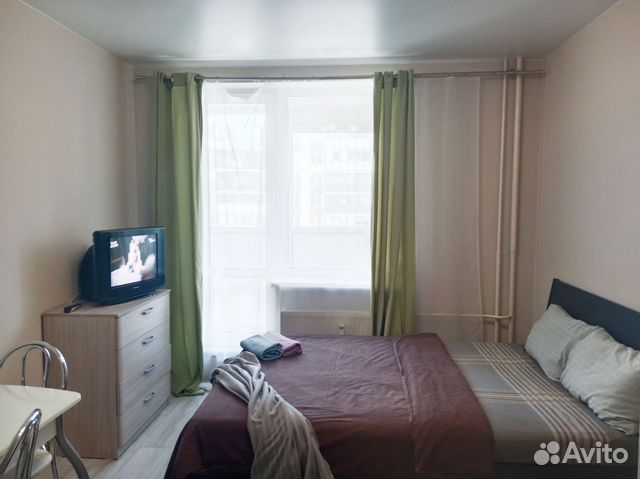 

Квартира-студия, 30 м², 1 кровать