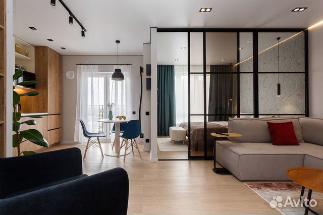 

1-к. квартира, 45 м², 2 кровати