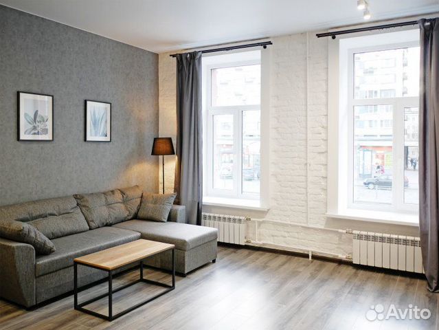 

1-к. квартира, 46 м², 2 кровати