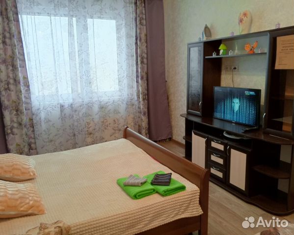 

1-к. квартира, 45 м², 2 кровати