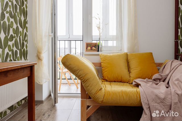 

1-к. квартира, 40 м², 2 кровати