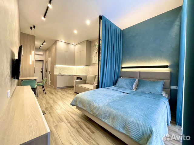 

Квартира-студия, 30 м², 2 кровати