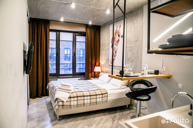 

Квартира-студия в апарт-отеле, 20 м², 1 кровать