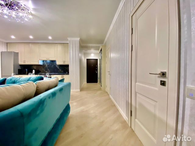

1-к. квартира, 55 м², 2 кровати