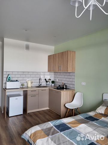 

Квартира-студия, 25,4 м², 1 кровать