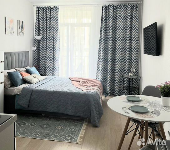 

Квартира-студия, 28 м², 1 кровать