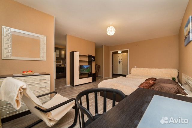

1-к. квартира, 40 м², 2 кровати