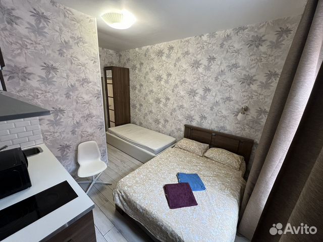 

Квартира-студия, 18 м², 2 кровати