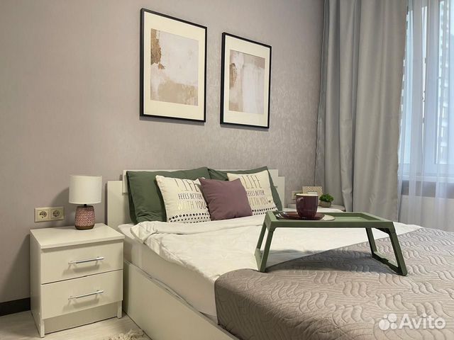

1-к. квартира, 38 м², 3 кровати