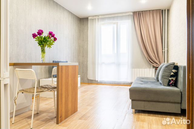 

Квартира-студия, 29 м², 1 кровать