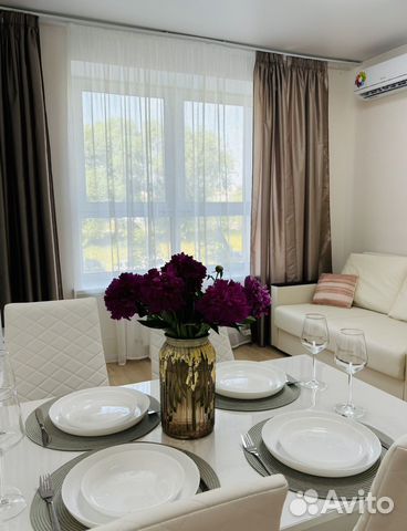 

1-к. квартира, 48 м², 2 кровати