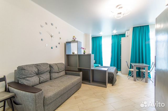 

Квартира-студия, 35 м², 2 кровати