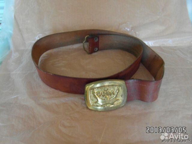 Ремни кожаные мужские 60-70гг СССР