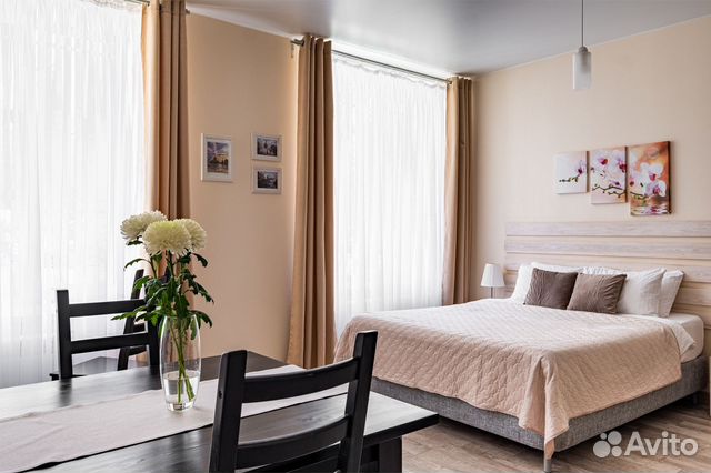 

Квартира-студия, 41 м², 2 кровати