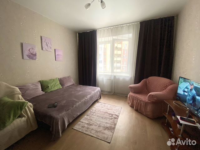 

1-к. квартира, 42 м², 2 кровати