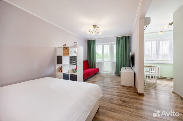 

1-к. квартира, 32 м², 2 кровати