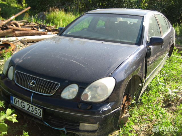 Лексус GS 300 2002г панель передняя с капотом