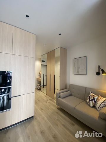 

Квартира-студия, 28 м², 2 кровати