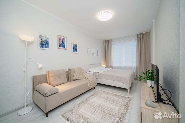 

1-к. квартира, 40 м², 3 кровати