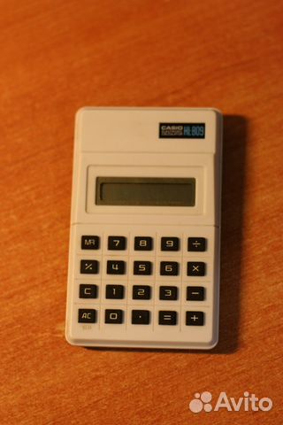 Калькулятор 1986 год casio HL-809 Япония