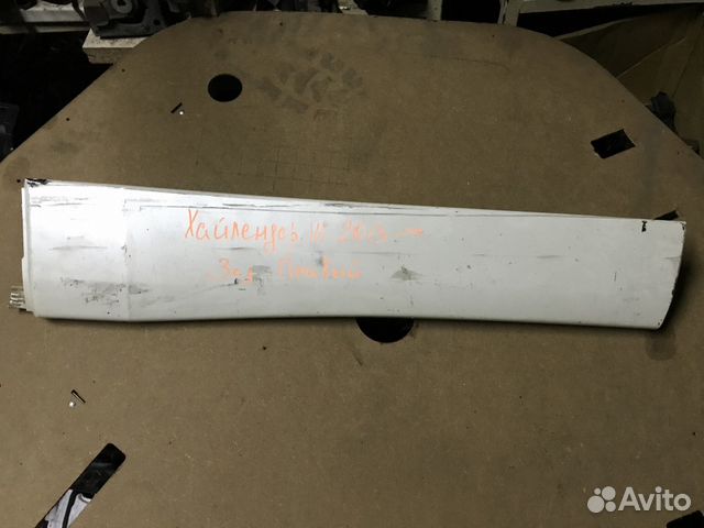 Toyota Highlander 3 накладки задних дверей Toyota Highlander 3 накладки задних дверей