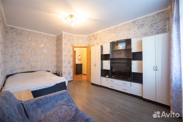 

1-к. квартира, 42 м², 2 кровати