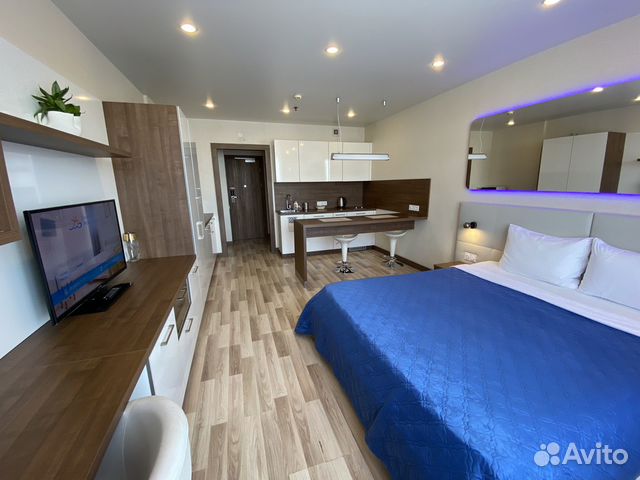 

Квартира-студия, 29 м², 1 кровать