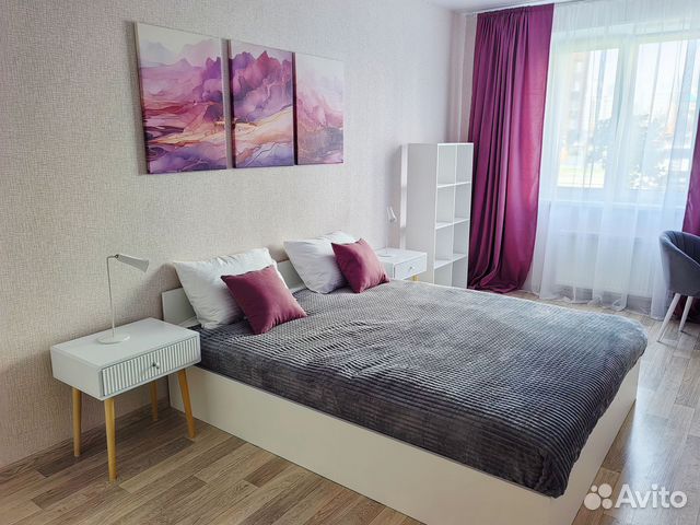 

1-к. квартира, 41 м², 2 кровати
