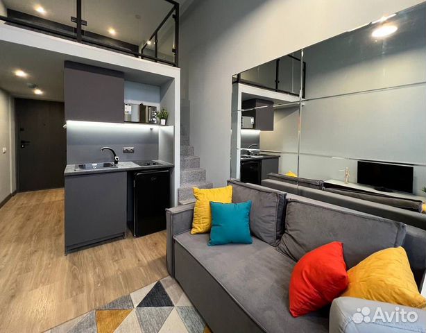 

Квартира-студия, 26 м², 2 кровати