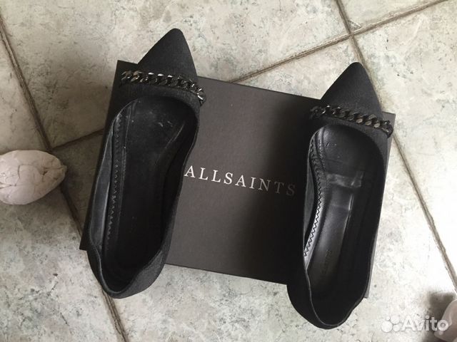Остроносые балетки All Saints, б/у, р-р 37