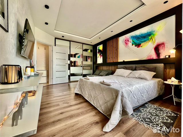 

1-к. квартира, 46 м², 2 кровати