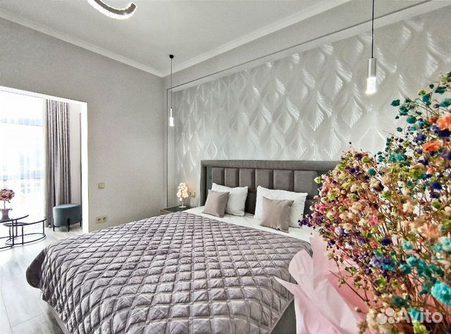 

1-к. квартира, 60 м², 2 кровати