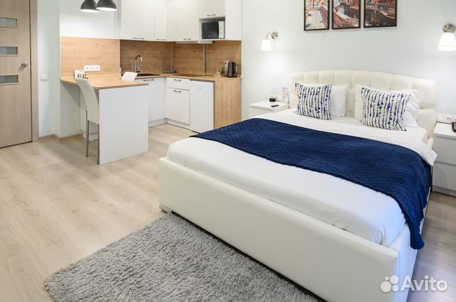 

Квартира-студия, 33 м², 1 кровать