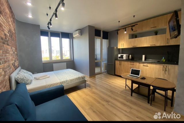

Квартира-студия, 42 м², 2 кровати