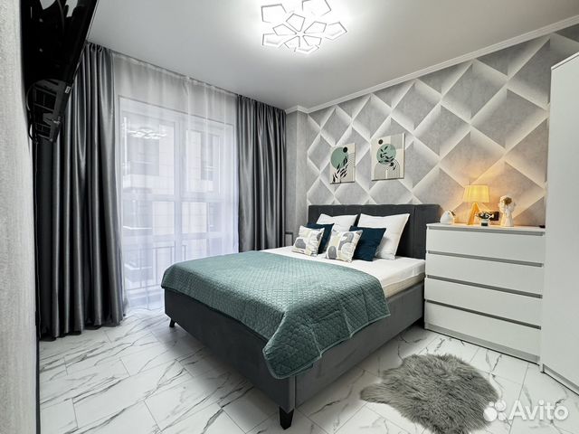 

1-к. квартира, 56 м², 2 кровати