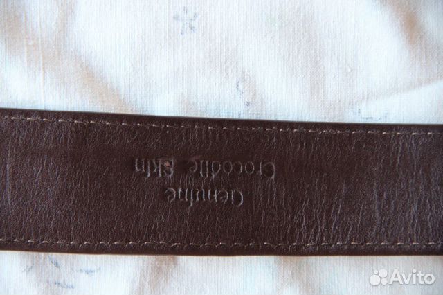 Ремень из крокодиловой кожи