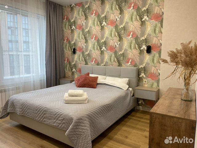 

1-к. квартира, 40 м², 2 кровати