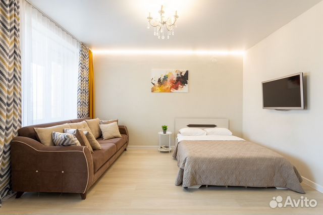 

Квартира-студия, 41 м², 2 кровати