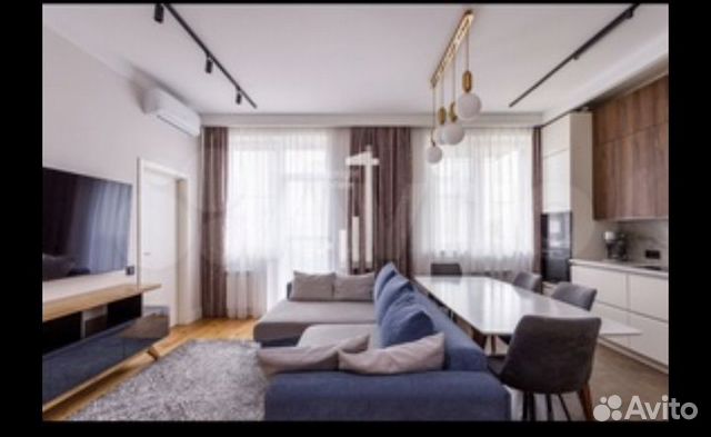 

1-к. квартира, 90 м², 2 кровати