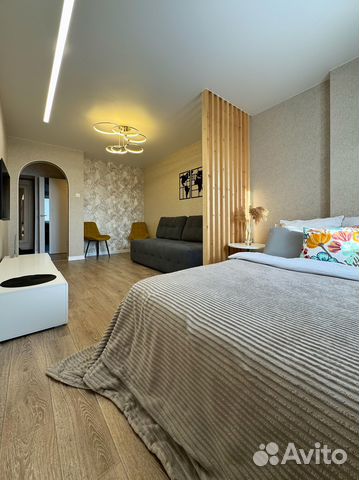 

1-к. квартира, 41 м², 2 кровати