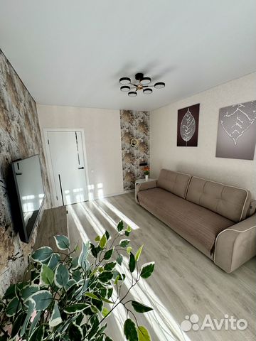 

1-к. квартира, 43,5 м², 2 кровати