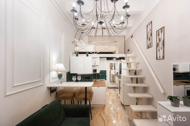 

Квартира-студия, 20 м², 2 кровати