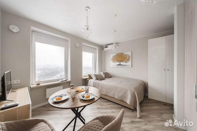

Квартира-студия, 24 м², 2 кровати