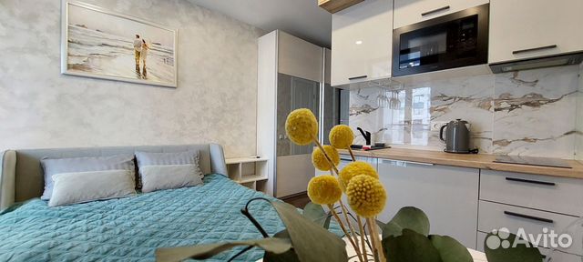 

Квартира-студия, 18 м², 1 кровать