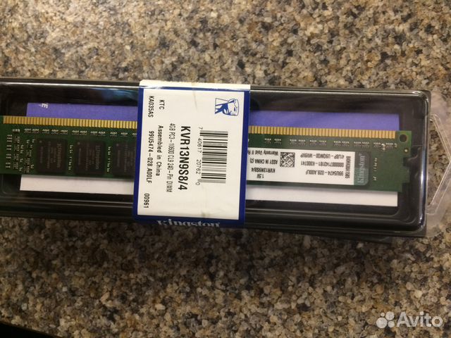 Оперативная память kingston KVR13N9S8/4